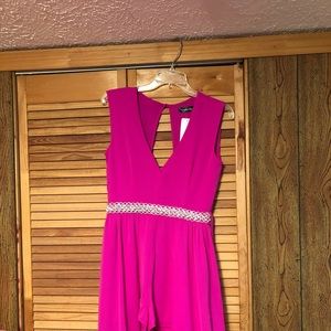 Hot Pink/Fuchsia Crystal Sky Romper / Jumper